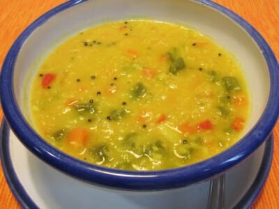 Dhal con verduras