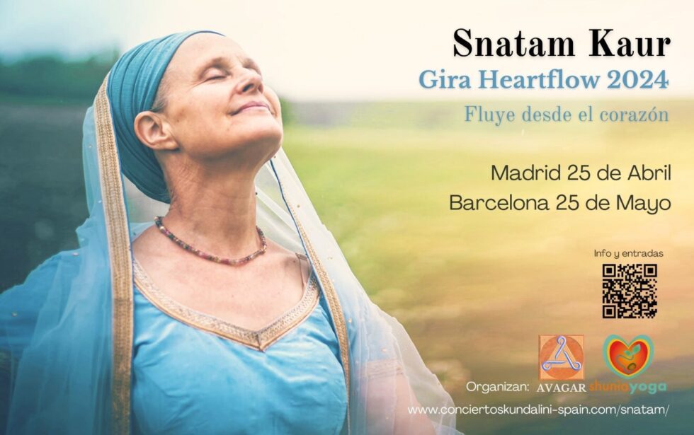 Un Concierto Para Fluir Desde El Corazón Snatam Kaur En Madrid Y Barcelona Yoga En Red 